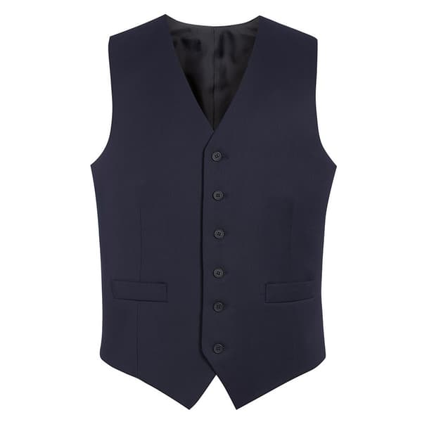 Brook Taverner Mens Concept Gamma Waistcoat Navy 46 in