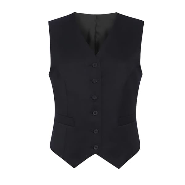 Brook Taverner Womens/Ladies Concept Omega Waistcoat Black 14 UK