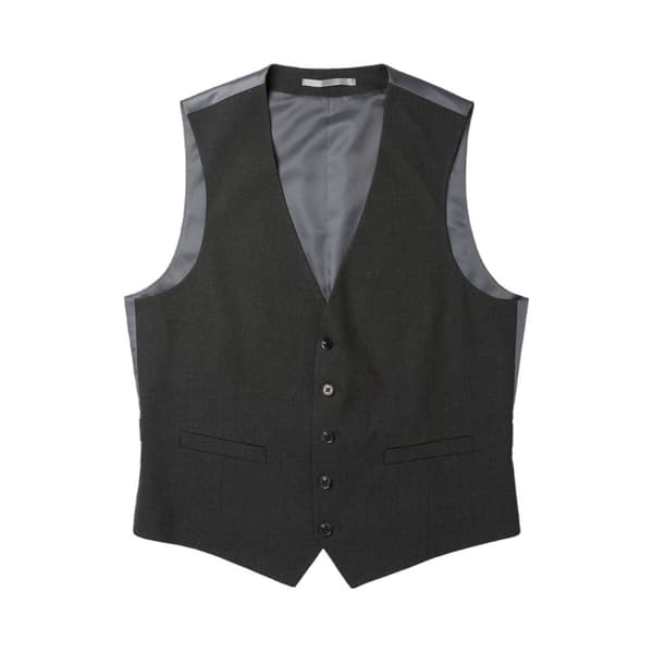 Burton Mens Essential Slim Waistcoat Charcoal XS