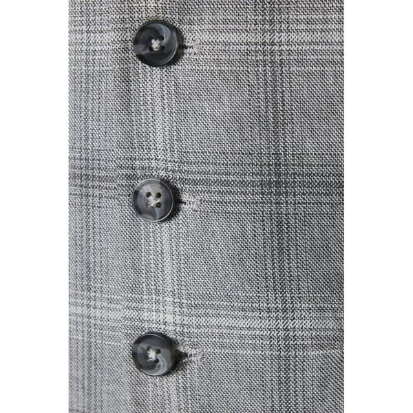 Burton Mens Fine Checked Slim Waistcoat