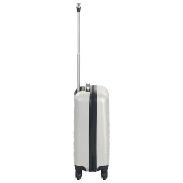 vidaXL hardcase-kuffert ABS sølvfarvet