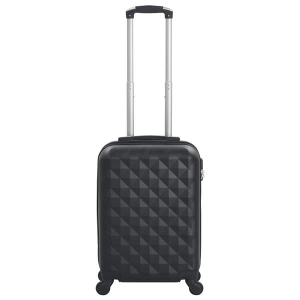 vidaXL hardcase-kuffert ABS sort