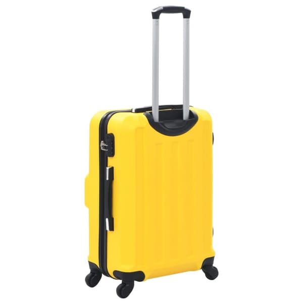 vidaXL kuffertsæt i 3 dele hardcase ABS gul