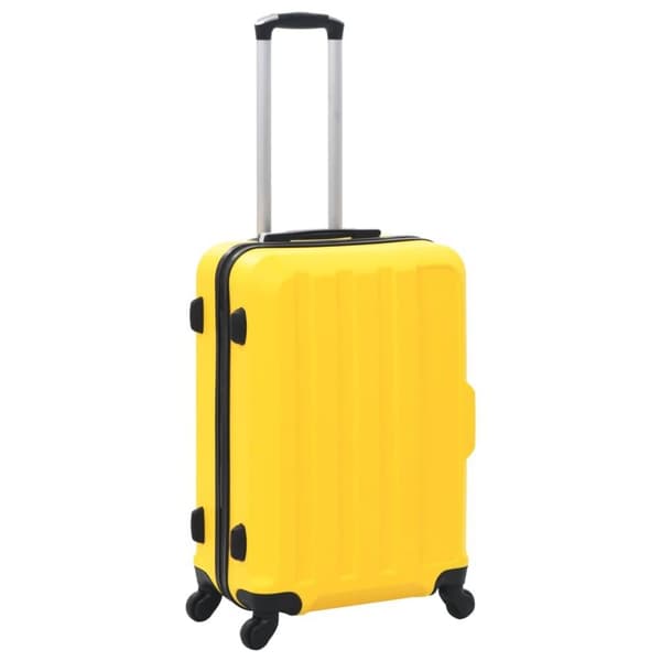 vidaXL kuffertsæt i 3 dele hardcase ABS gul