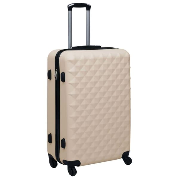 vidaXL kuffertsæt 3 dele hardcase ABS guldfarvet