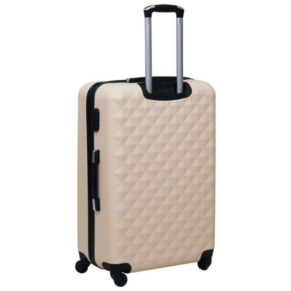 vidaXL kuffertsæt 3 dele hardcase ABS guldfarvet