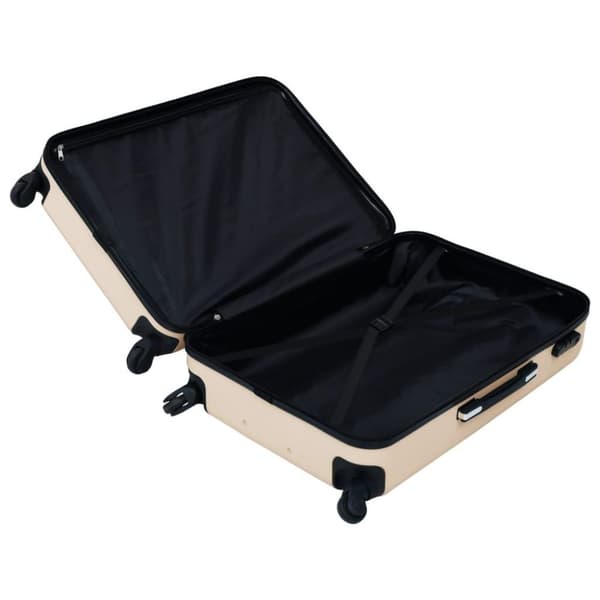 vidaXL kuffertsæt 3 dele hardcase ABS guldfarvet