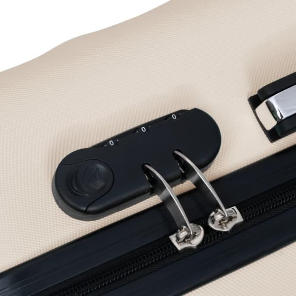 vidaXL kuffertsæt 3 dele hardcase ABS guldfarvet
