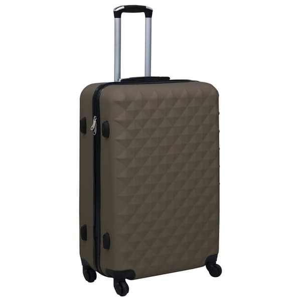 vidaXL kuffertsæt 3 stk. hardcase ABS brun