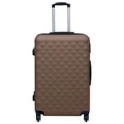 vidaXL kuffertsæt 2 stk. hardcase ABS brun