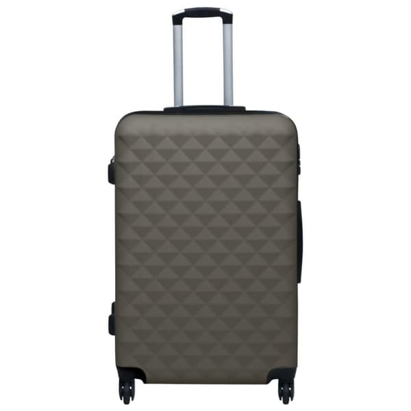 vidaXL kuffertsæt 2 dele hardcase ABS antracitgrå