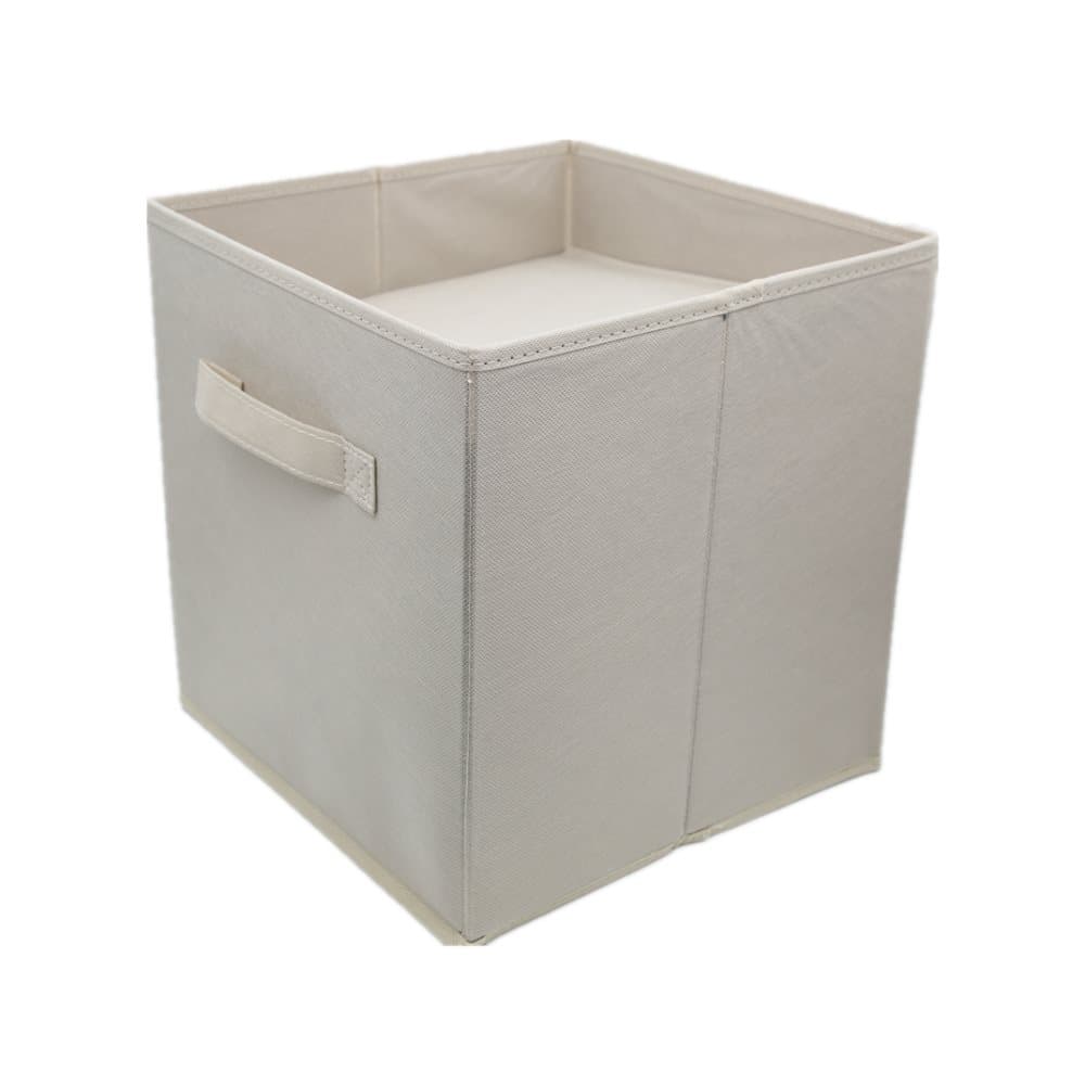 Vikbar förvaringsbox (27x27x28 cm) Beige