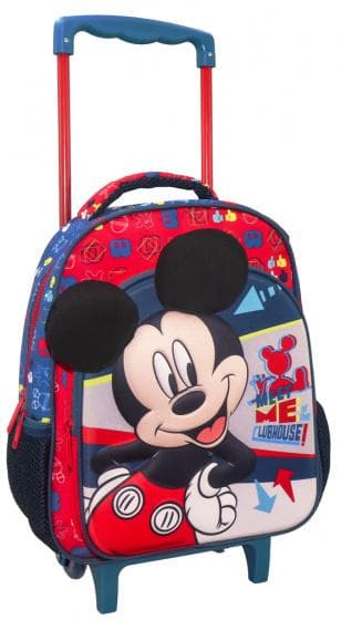 vagnryggsäck Mickey Mouse pojkar 31 x 27 cm röd