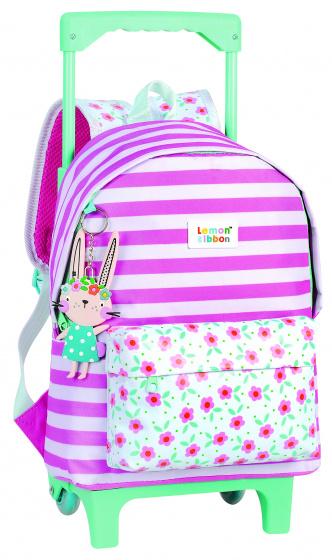 vagnryggsäck Bunny 31 x 24 cm polyester rosa