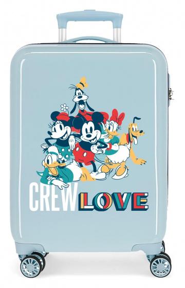 vagn Mickey Mouse Love Crew 34 liter ABS ljusblå