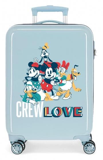 vagn Mickey Mouse Love Crew 34 liter ABS ljusblå