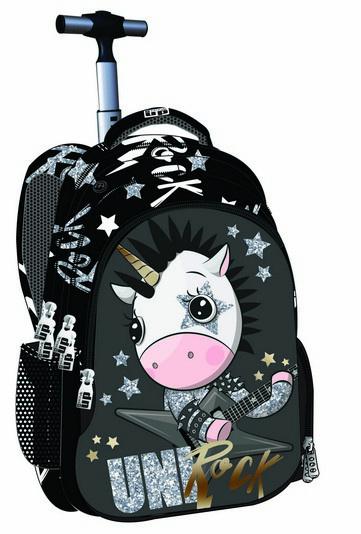 vagnryggsäck UniRock 44 liter polyester svart/grå