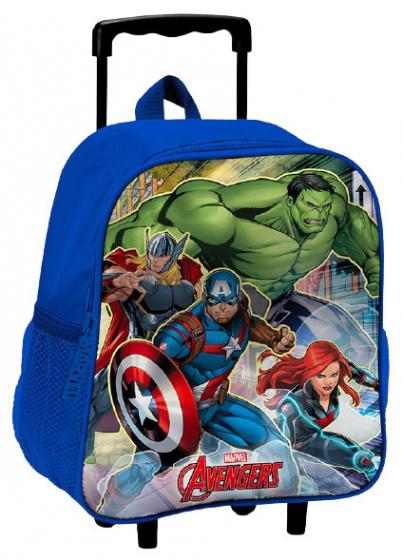 vagnryggsäck Avengers junior 9,2 liter polyester blå
