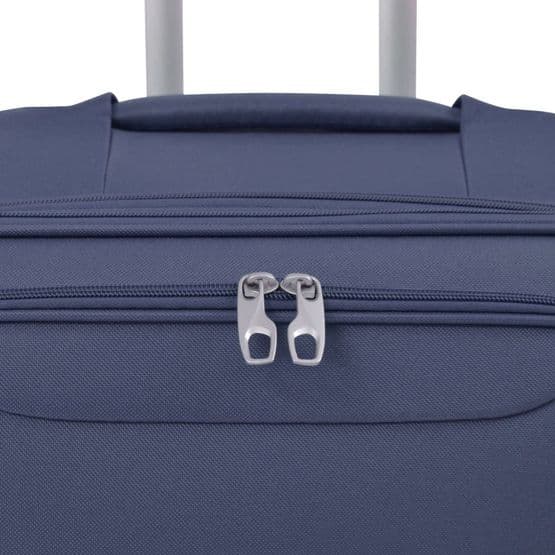 Resväskor 3 St Marinblå Soft Case