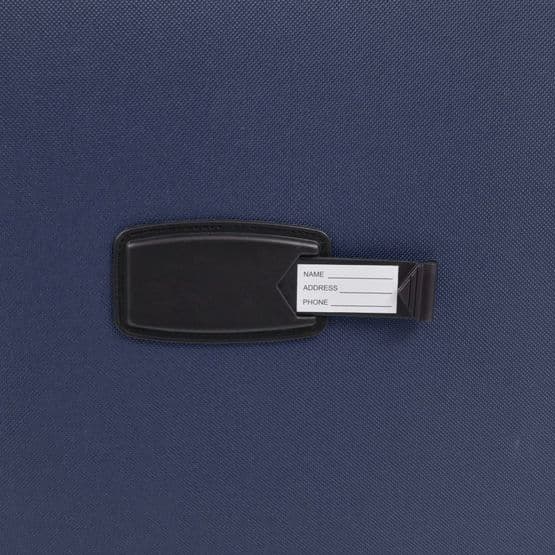 Resväskor 3 St Marinblå Soft Case