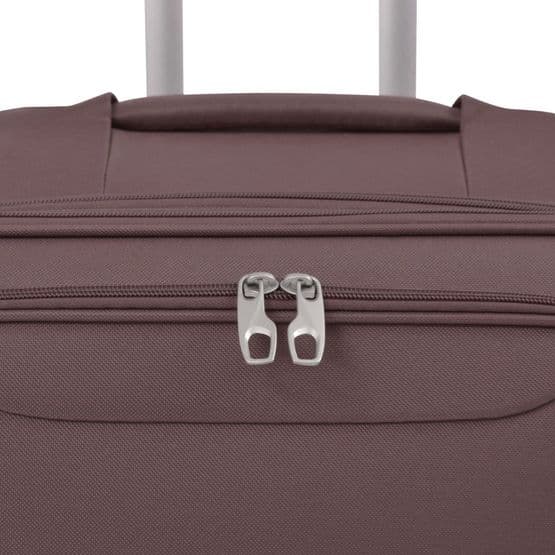 Resväskor 3 St Kaffebrun Soft Case