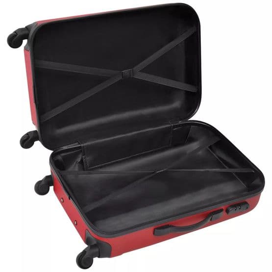 Resväskor Hardcase Tre St Röd