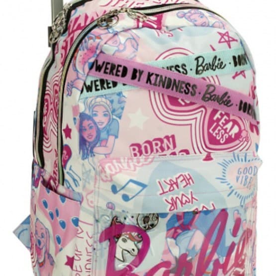 Barbie - Resväska 24,1 Liter Rosa/Blå