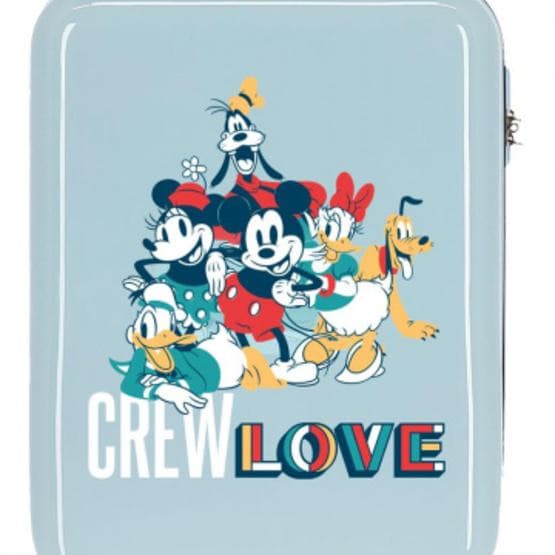 Disney - Resväska Musse Pigg Love Crew 34 Liter Abs Ljusblå