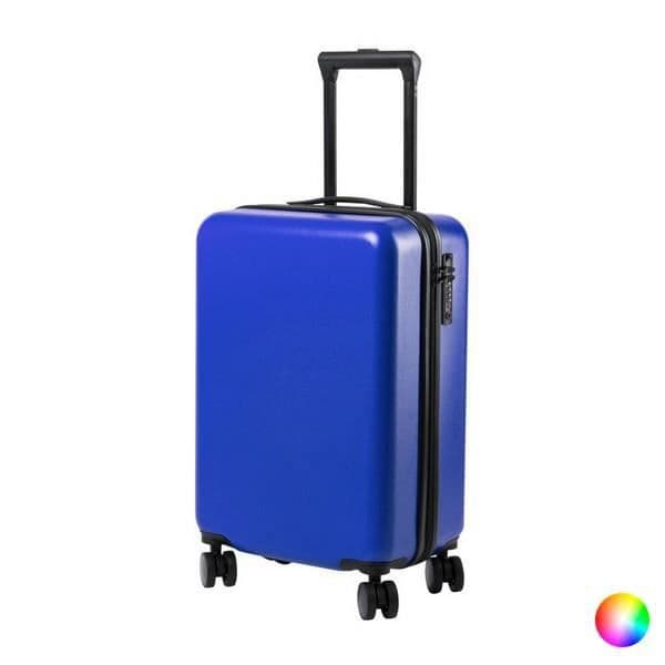 Styv vagn med 8 hjul (34 x 54 x 23 cm) resväska Färg - Röd