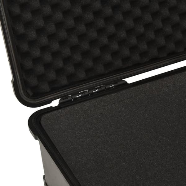 vidaXL flightcase med hjul 58x45x27 cm PP sort