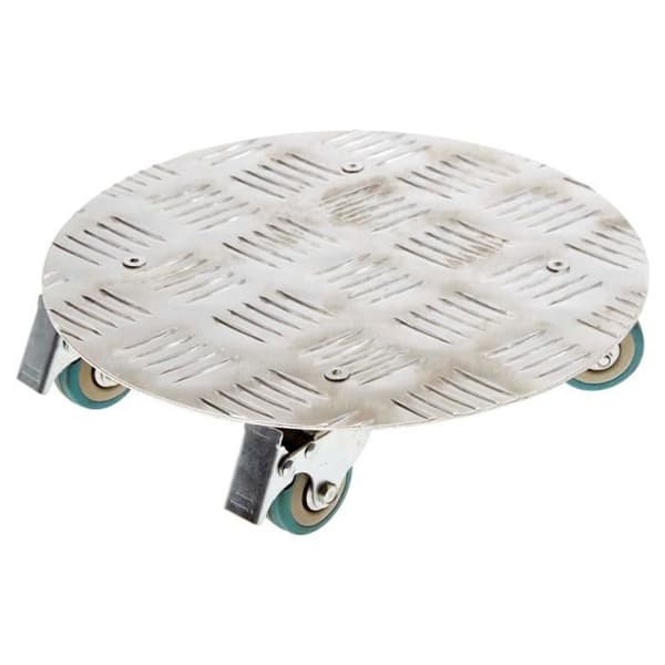 Sottovaso - VerdeMax - 30cm - Aluminium - Grön - Med hjul och bromsar
