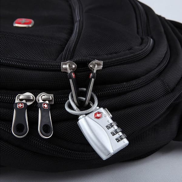 Hänglås Kombinationshänglås bagage TSA - Svart