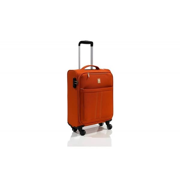 Resväska mjuk + necessär "Ultra lätt" - Lys Paris 2102/2 - Orange