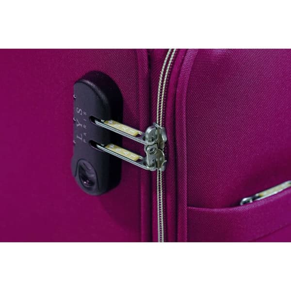 Lot mjuk kabinväska + toilettväska "Ultra lätt" - Lys Paris 2102/2 - Magenta