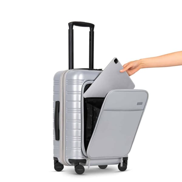 Eternitive E+ kabinväska med powerbank TSA fingeravtryckslås 360° svängbara hjul