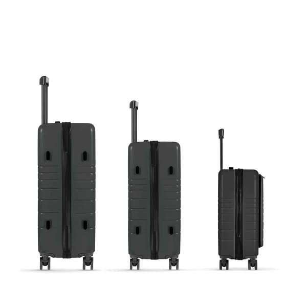 Sæt med tre Eternitive kufferter model E1 moderne kufferter, holdbare og lette TSA kombinationslås 360 ° drejelige hjul