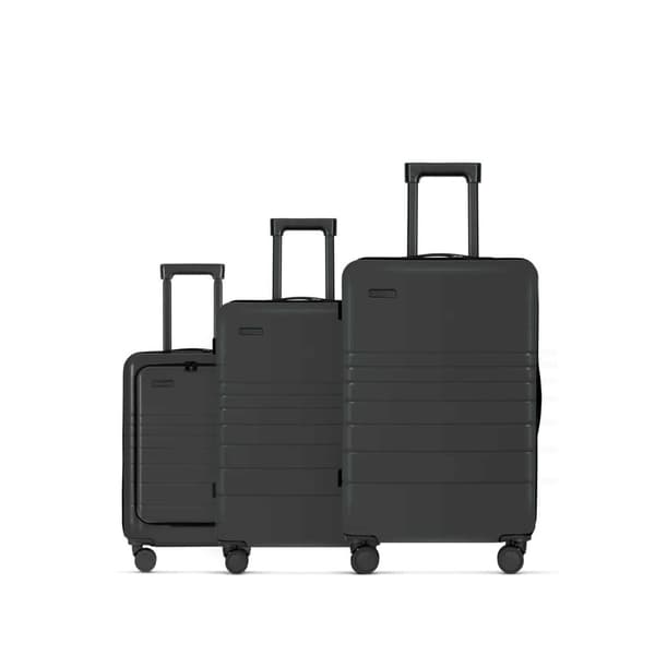 Sæt med tre Eternitive kufferter model E1 moderne kufferter, holdbare og lette TSA kombinationslås 360 ° drejelige hjul