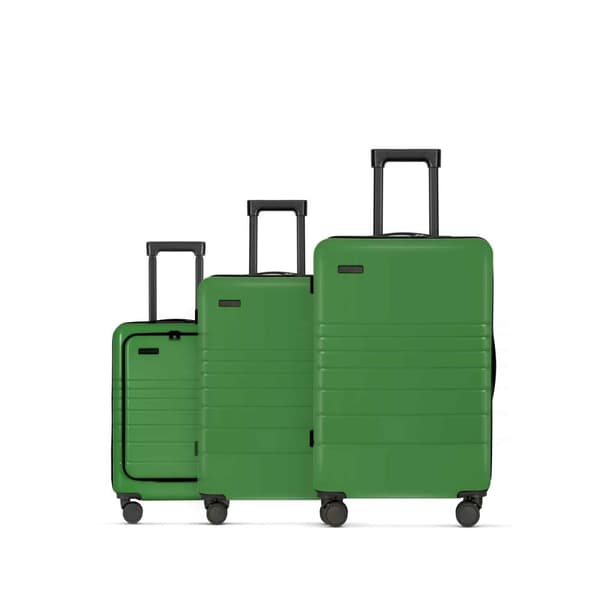 Sæt med tre Eternitive kufferter model E1 moderne kufferter, holdbare og lette TSA kombinationslås 360 ° drejelige hjul