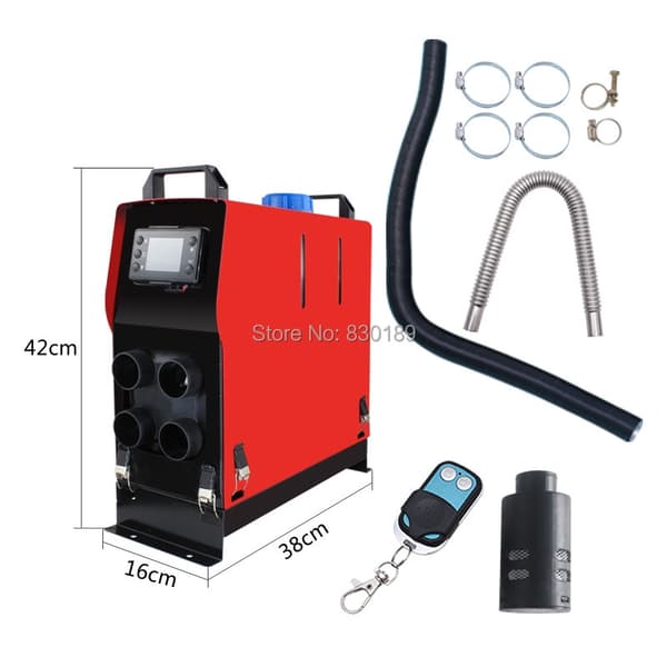 Diesel-polttoainekäyttöinen seisontalämmitin, 5KW, 12V/24V
