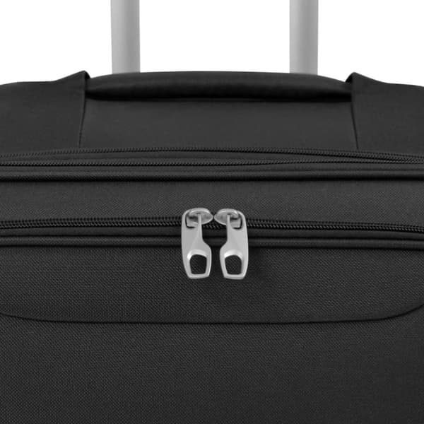 Resväskor 3 svart soft case