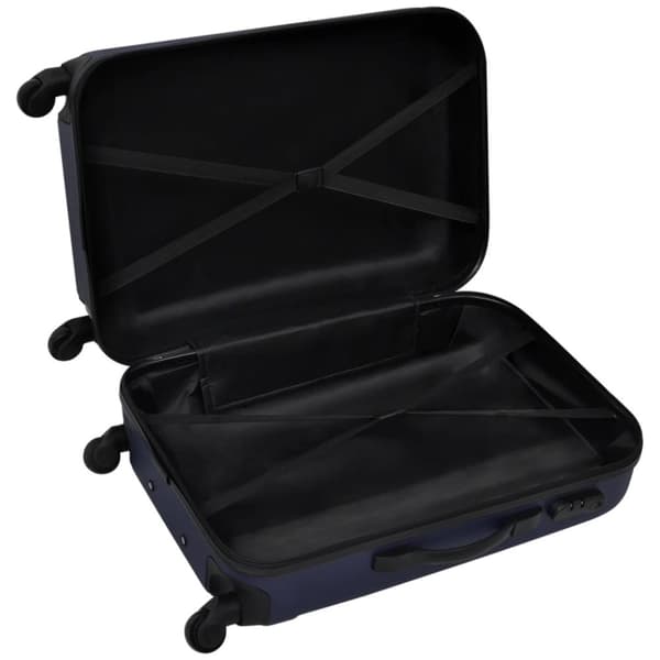 hardcase trolleysæt 45,5/55/66 cm blå
