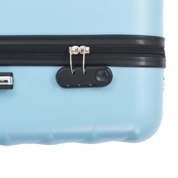 kuffertsæt i 3 dele hardcase ABS blå