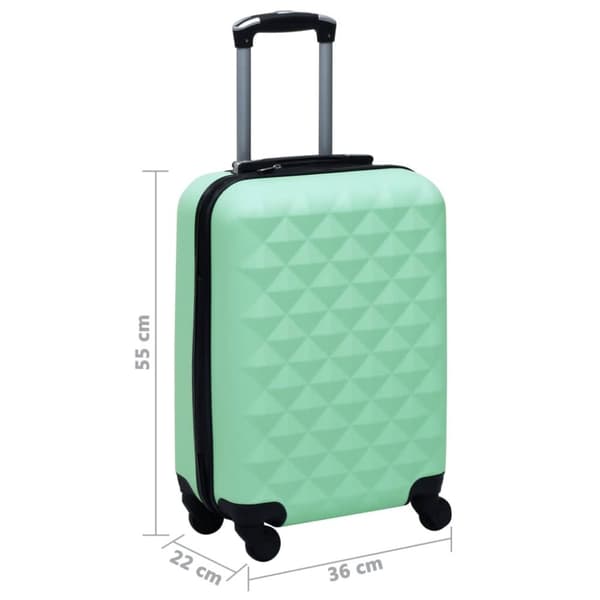 hardcase-kuffert ABS mintgrøn