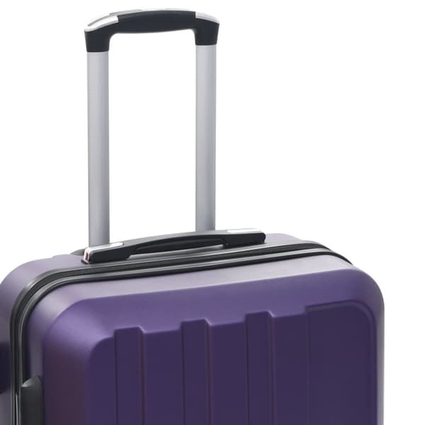 kuffertsæt i 3 dele hardcase ABS lilla