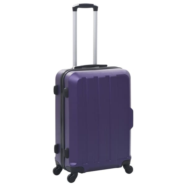kuffertsæt i 3 dele hardcase ABS lilla