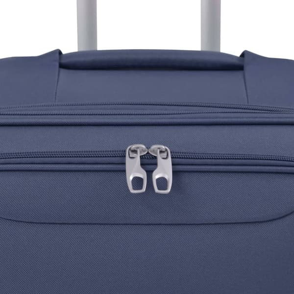 Resväskor 3 st marinblå soft case