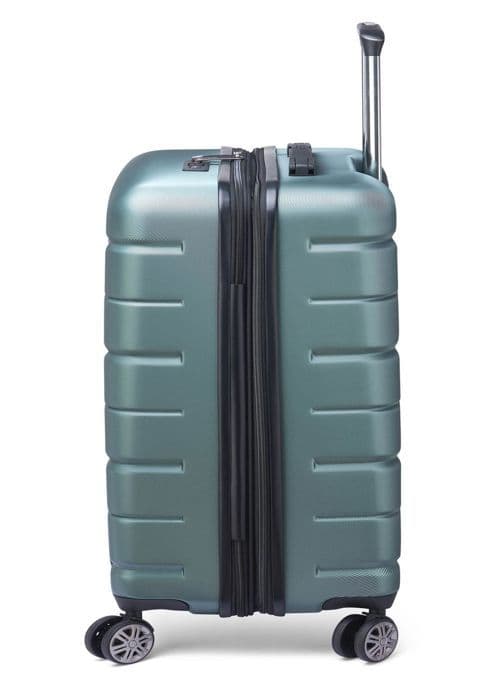 DELSEY PARIS - AIR ARMOR - Medium styv expanderbar resväska - 68x44x32 cm - 77 liter - L - Grön