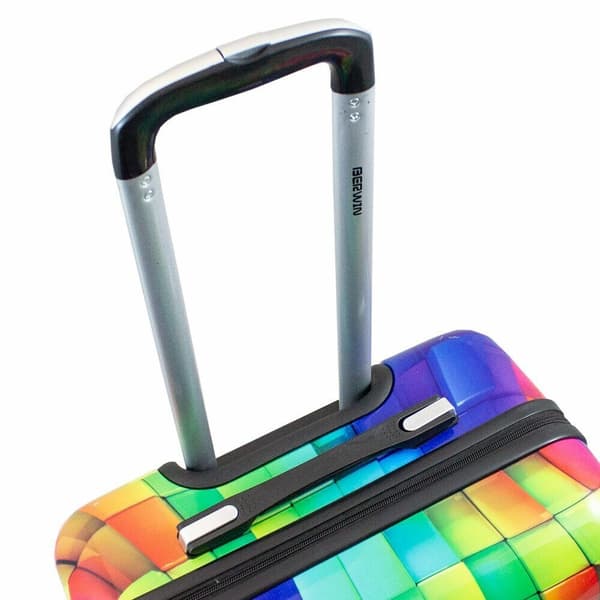 En upps�ttning CUBE resev�skor p? hjul, 3 delar SET, f�rgglada, l�tta