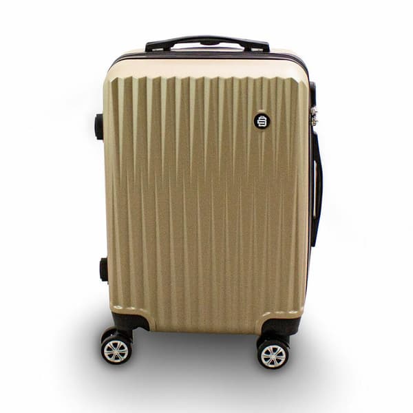 S?t/s?t Champagner kufferter St?rke ABS h?rde rejsetasker