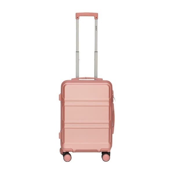 Hytt resv�ska + kosmetikav�ska set Barut, ros�guld, ABS